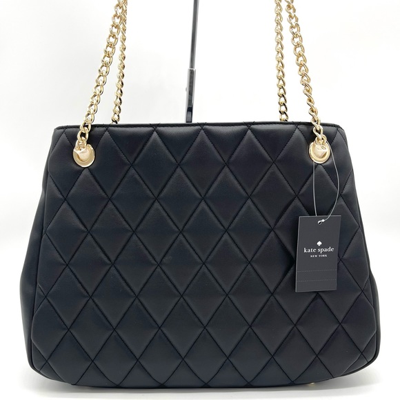 Kate Spade Large Carey Quilted Leather Tote Bag - Picture 2 of 10